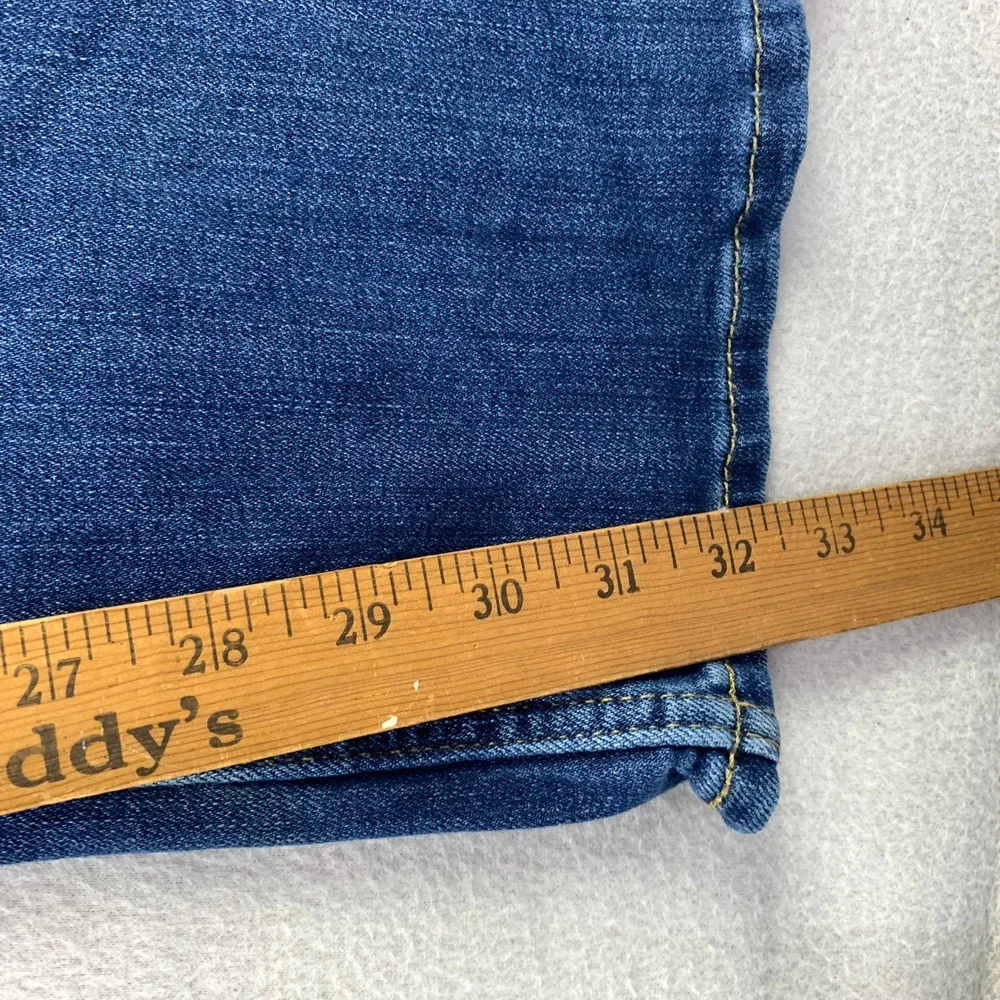 Lee Bootcut Jeans Women 20 Blue Denim Classic Mid Rise Stretch